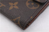 Authentic Louis Vuitton Monogram M61652 Porte Monnaie Billet Carte Credit 0809F