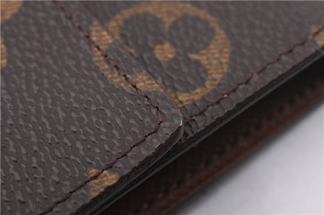 Authentic Louis Vuitton Monogram M61652 Porte Monnaie Billet Carte Credit 0809F