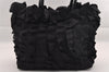 Authentic PRADA TESSUTO S Nylon Leather Hand Bag Purse BN1728 Black 0809I