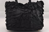 Authentic PRADA TESSUTO S Nylon Leather Hand Bag Purse BN1728 Black 0809I