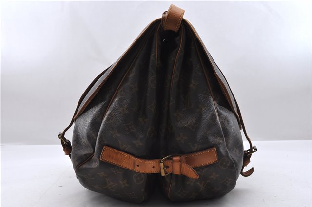 Auth Louis Vuitton Monogram Saumur 43 Shoulder Cross Body Bag M42252 LV 0811D