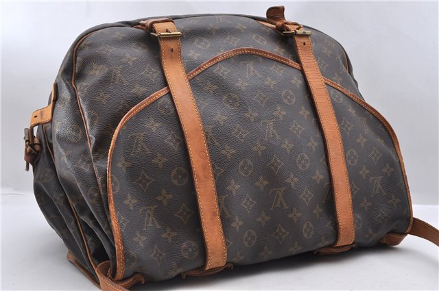 Auth Louis Vuitton Monogram Saumur 43 Shoulder Cross Body Bag M42252 LV 0811D