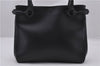 Authentic GUCCI Horsebit Shoulder Tote Bag Purse Leather 101971 Black 0811F