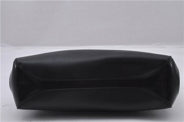 Authentic GUCCI Horsebit Shoulder Tote Bag Purse Leather 101971 Black 0811F