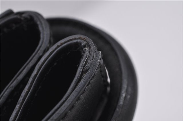 Authentic GUCCI Horsebit Shoulder Tote Bag Purse Leather 101971 Black 0811F