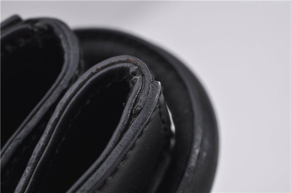 Authentic GUCCI Horsebit Shoulder Tote Bag Purse Leather 101971 Black 0811F