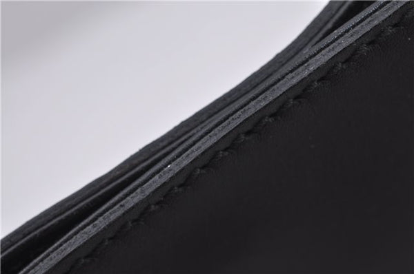 Authentic GUCCI Horsebit Shoulder Tote Bag Purse Leather 101971 Black 0811F