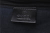 Authentic GUCCI Horsebit Shoulder Tote Bag Purse Leather 101971 Black 0811F