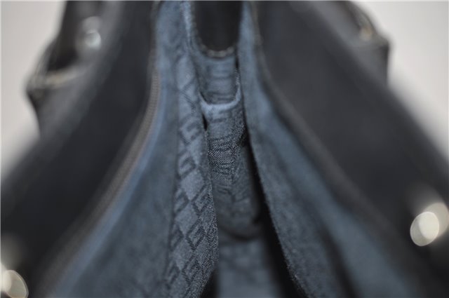 Authentic GUCCI Horsebit Shoulder Tote Bag Purse Leather 101971 Black 0811F