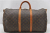 Auth Louis Vuitton Monogram Keepall Bandouliere 50 Boston Bag M41416 LV 0812D