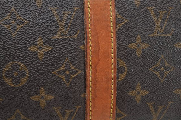 Auth Louis Vuitton Monogram Keepall Bandouliere 50 Boston Bag M41416 LV 0812D