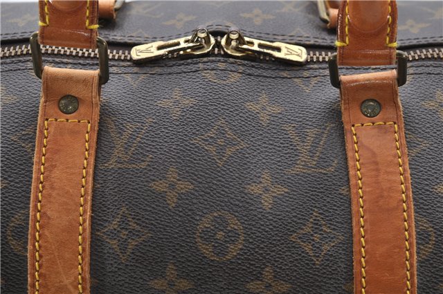 Auth Louis Vuitton Monogram Keepall Bandouliere 50 Boston Bag M41416 LV 0812D