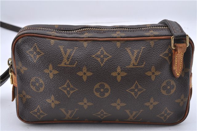 Auth Louis Vuitton Monogram Marly Bandouliere Shoulder Cross Bag M51828 LV 0814D