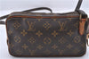 Auth Louis Vuitton Monogram Marly Bandouliere Shoulder Cross Bag M51828 LV 0814D