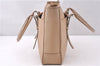 Authentic BURBERRY Vintage Leather Shoulder Hand Tote Bag Beige 0814F