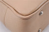 Authentic BURBERRY Vintage Leather Shoulder Hand Tote Bag Beige 0814F