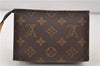 Auth Louis Vuitton Monogram Poche Toilette 15 Cosmetics Pouch M47546 LV 0815E