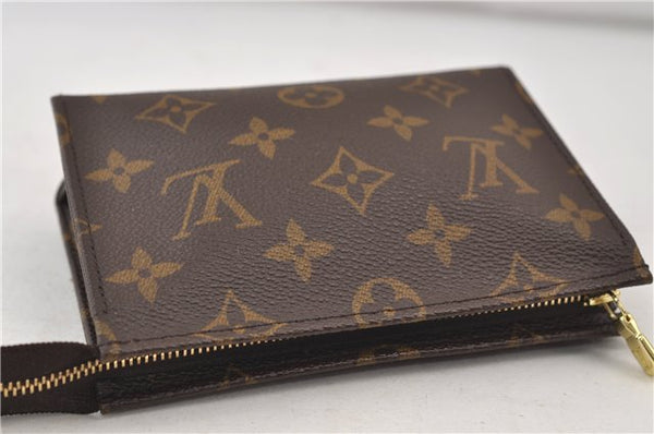 Auth Louis Vuitton Monogram Poche Toilette 15 Cosmetics Pouch M47546 LV 0815E