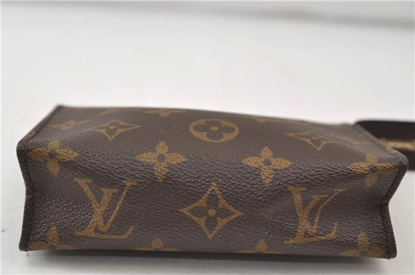 Auth Louis Vuitton Monogram Poche Toilette 15 Cosmetics Pouch M47546 LV 0815E