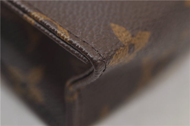 Auth Louis Vuitton Monogram Poche Toilette 15 Cosmetics Pouch M47546 LV 0815E