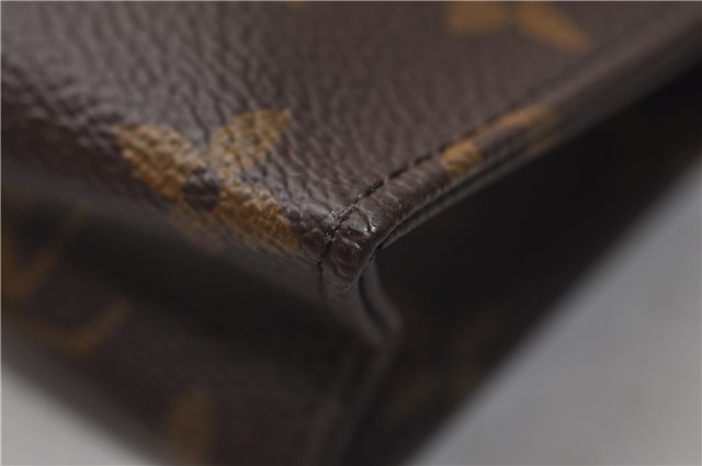 Auth Louis Vuitton Monogram Poche Toilette 15 Cosmetics Pouch M47546 LV 0815E