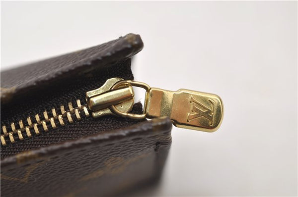 Auth Louis Vuitton Monogram Poche Toilette 15 Cosmetics Pouch M47546 LV 0815E