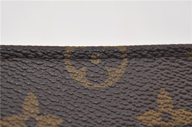 Auth Louis Vuitton Monogram Poche Toilette 15 Cosmetics Pouch M47546 LV 0815E