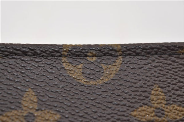 Auth Louis Vuitton Monogram Poche Toilette 15 Cosmetics Pouch M47546 LV 0815E
