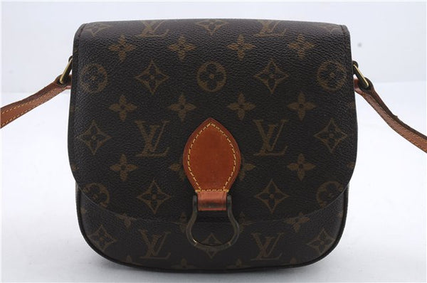 Auth Louis Vuitton Monogram Saint Cloud MM Shoulder Cross Bag M51243 LV 0816D