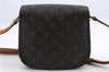 Auth Louis Vuitton Monogram Saint Cloud MM Shoulder Cross Bag M51243 LV 0816D