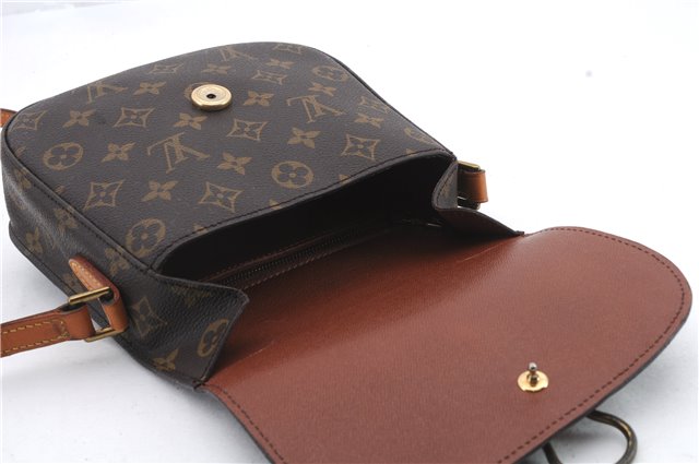 Auth Louis Vuitton Monogram Saint Cloud MM Shoulder Cross Bag M51243 LV 0816D