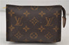 Auth Louis Vuitton Monogram Poche Toilette 15 Cosmetics Pouch M47546 LV 0816E