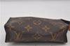 Auth Louis Vuitton Monogram Poche Toilette 15 Cosmetics Pouch M47546 LV 0816E