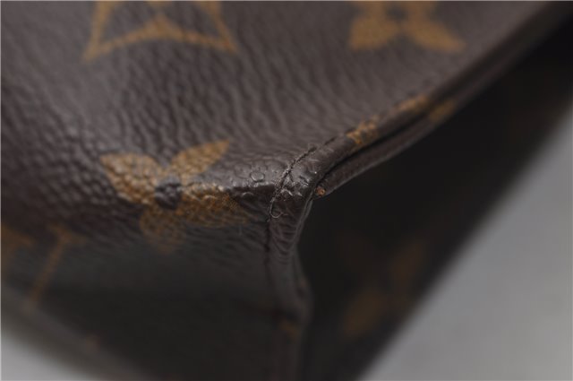 Auth Louis Vuitton Monogram Poche Toilette 15 Cosmetics Pouch M47546 LV 0816E