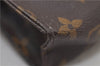 Auth Louis Vuitton Monogram Poche Toilette 15 Cosmetics Pouch M47546 LV 0816E