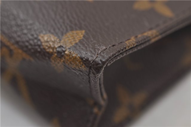 Auth Louis Vuitton Monogram Poche Toilette 15 Cosmetics Pouch M47546 LV 0816E