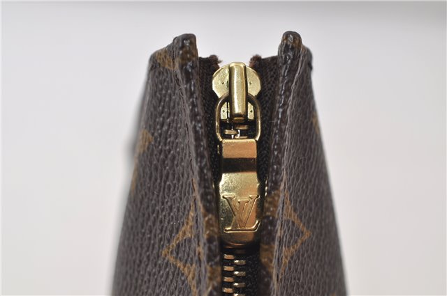 Auth Louis Vuitton Monogram Poche Toilette 15 Cosmetics Pouch M47546 LV 0816E
