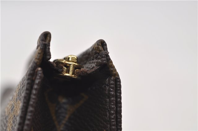Auth Louis Vuitton Monogram Poche Toilette 15 Cosmetics Pouch M47546 LV 0816E