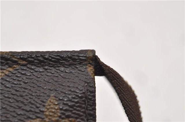 Auth Louis Vuitton Monogram Poche Toilette 15 Cosmetics Pouch M47546 LV 0816E