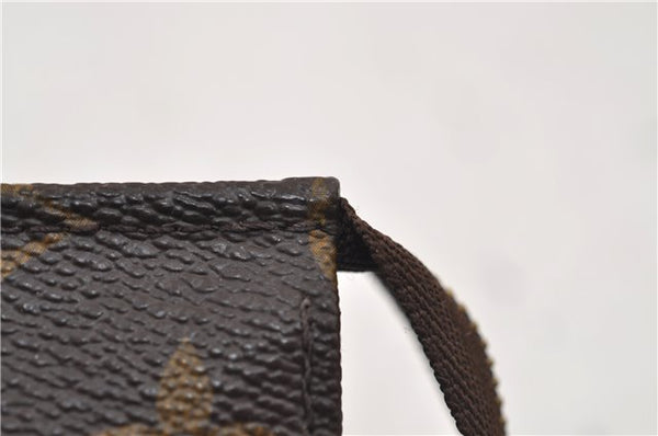 Auth Louis Vuitton Monogram Poche Toilette 15 Cosmetics Pouch M47546 LV 0816E
