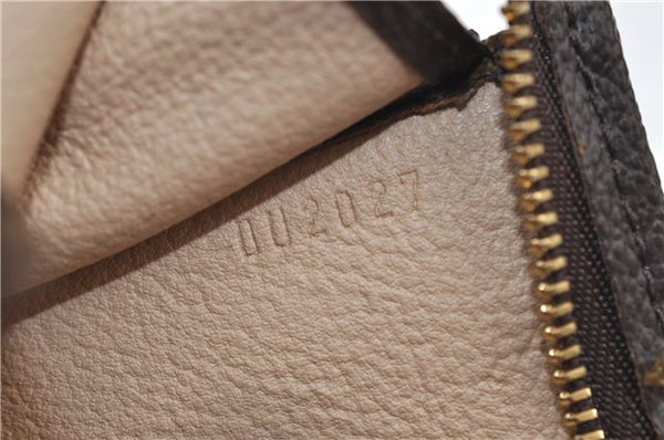 Auth Louis Vuitton Monogram Poche Toilette 15 Cosmetics Pouch M47546 LV 0816E