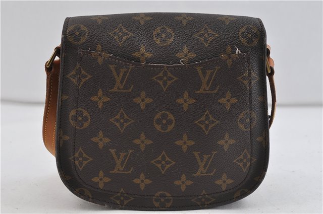 Auth Louis Vuitton Monogram Saint Cloud MM Shoulder Cross Bag M51243 LV 0818D