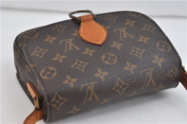 Auth Louis Vuitton Monogram Saint Cloud MM Shoulder Cross Bag M51243 LV 0818D