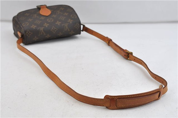 Auth Louis Vuitton Monogram Saint Cloud MM Shoulder Cross Bag M51243 LV 0818D