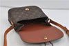 Auth Louis Vuitton Monogram Saint Cloud MM Shoulder Cross Bag M51243 LV 0818D