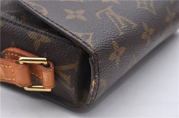 Auth Louis Vuitton Monogram Saint Cloud PM Shoulder Cross Bag M51244 LV 0819D