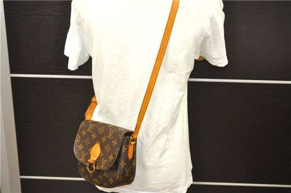 Auth Louis Vuitton Monogram Saint Cloud PM Shoulder Cross Bag M51244 LV 0819D