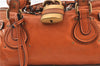 Authentic Chloe Paddington Vintage Leather Shoulder Hand Bag Purse Brown 0819G