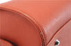 Authentic BURBERRY Vintage Leather Shoulder Hand Bag Purse Orange 0820E