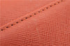 Authentic BURBERRY Vintage Leather Shoulder Hand Bag Purse Orange 0820E